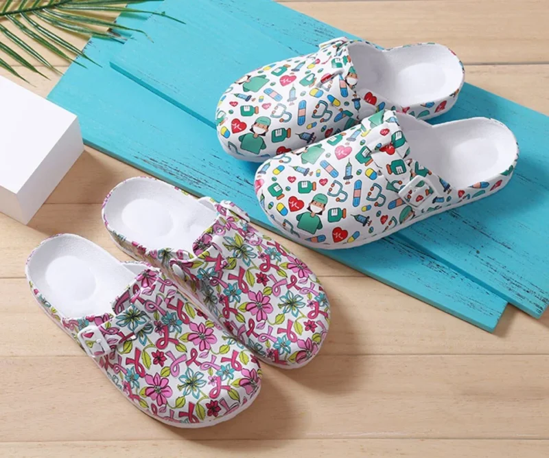 Wasserfeste & Leichte Damen Pflege-Clogs – Rutschfest & Hygienisch