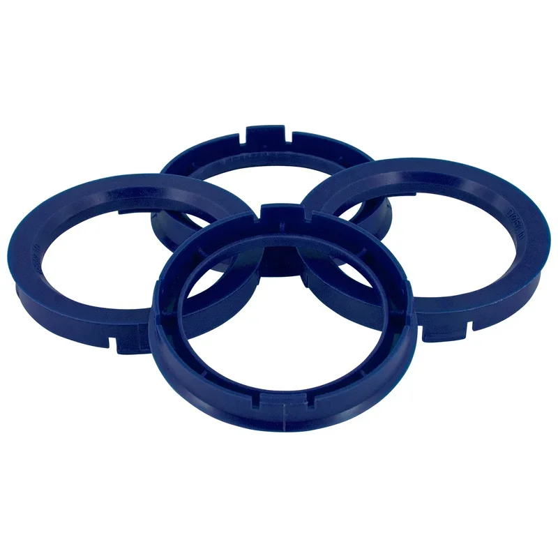 TPI, Satz Radnaben-Zentrierringe - 67.1->56.6mm - Reflex Blau, Nylon