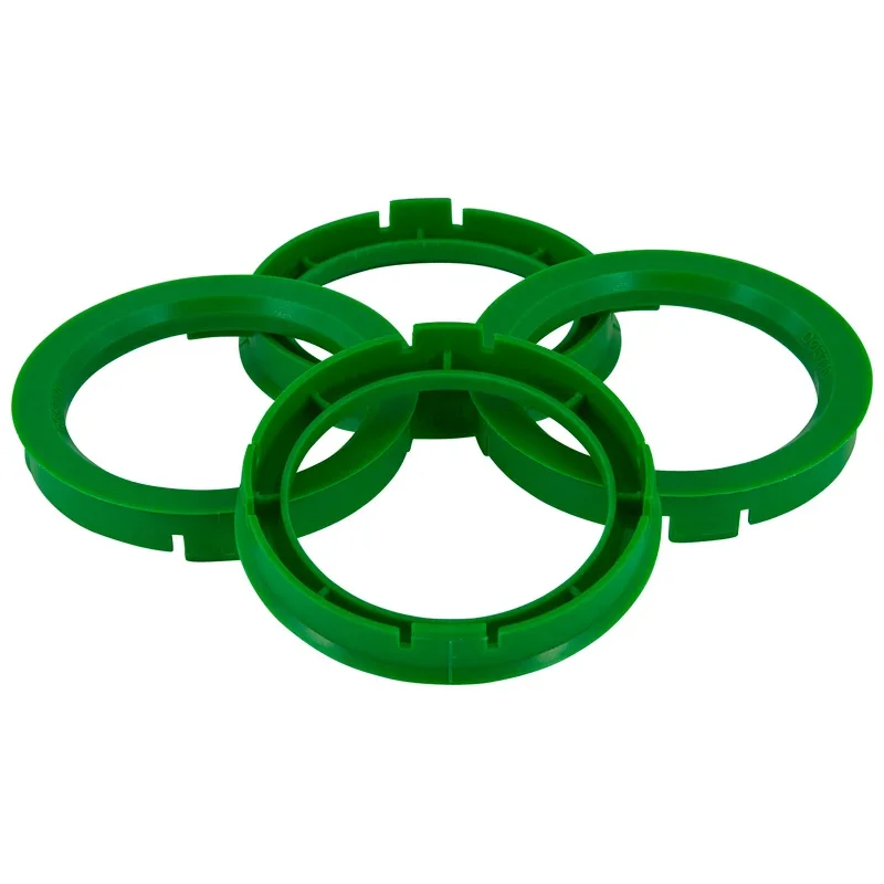TPI, Satz Radnaben-Zentrierringe - 72.5->57.1mm - Grün, Nylon