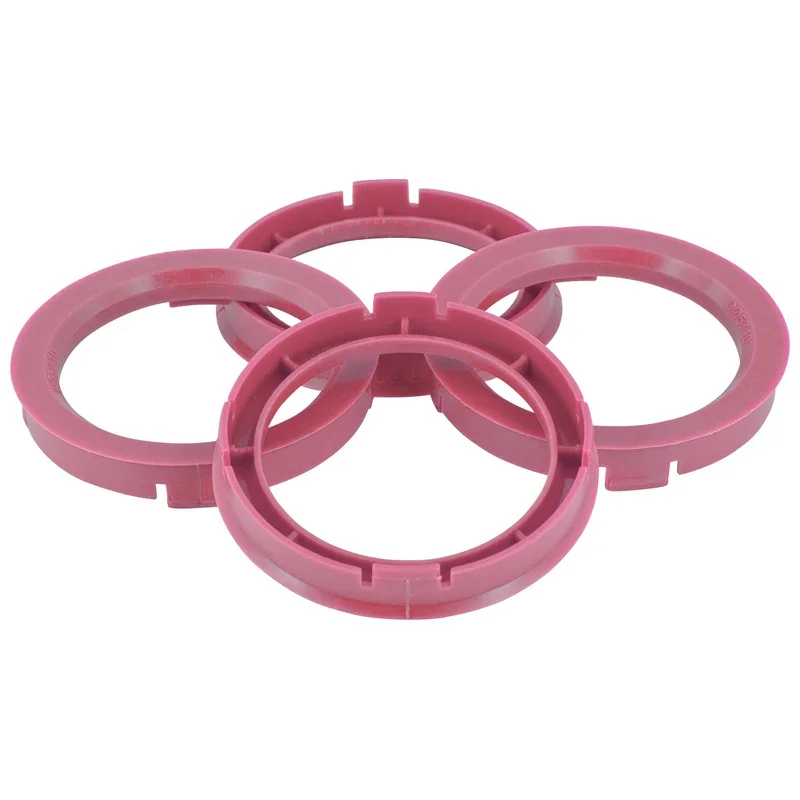 TPI, Satz Radnaben-Zentrierringe - 72.5->64.1mm - Rosa, Nylon