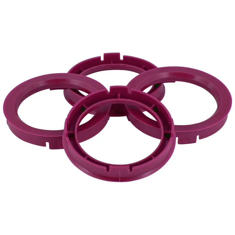 TPI, Satz Radnaben-Zentrierringe - 74.1->66.1mm - Violett, Nylon