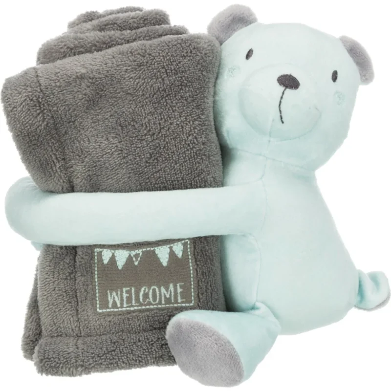 Trixie Junior Kuschelset Hundedecke mit Plüschtieren - MegaPetShop