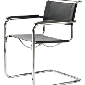 S 34 Freischwinger Stuhl, Chrom von Thonet