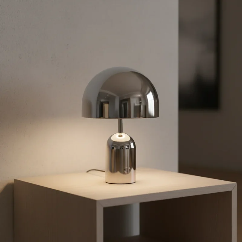 Tischlampe Poliertes Chrom - ChromeGleam