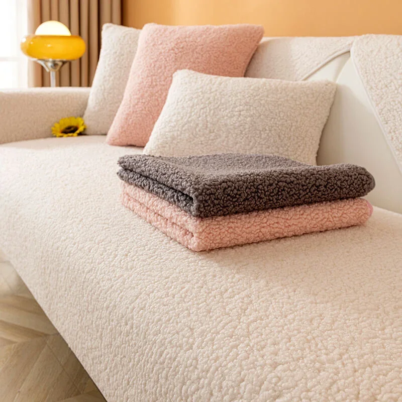Ultrasoft Teddy-Fleece Warm Rutschfeste Couchbezug 90x160 cm | Karnz