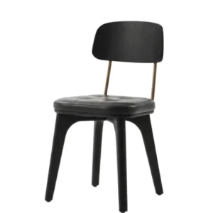 Utility Chair U Oak Onyx Caress 1509 von Stellar Works