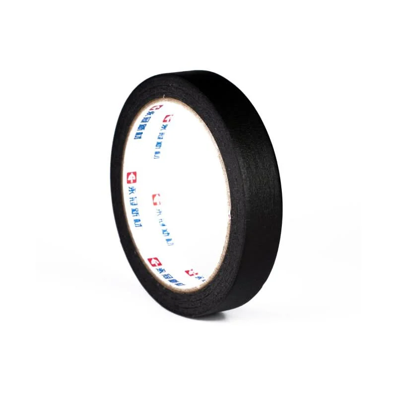 Black Beauty - Schwarzes Pflaster / Tape - 18mm x 25m / Kreppband Schwarz/ Klebeband - AS Tattoo Supply