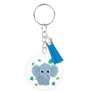 Acryl sleutelhanger Olifant van Paper Dreams koop je bij Partywinkel