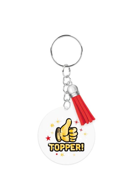 Acryl sleutelhanger Topper van Paper Dreams koop je bij Partywinkel