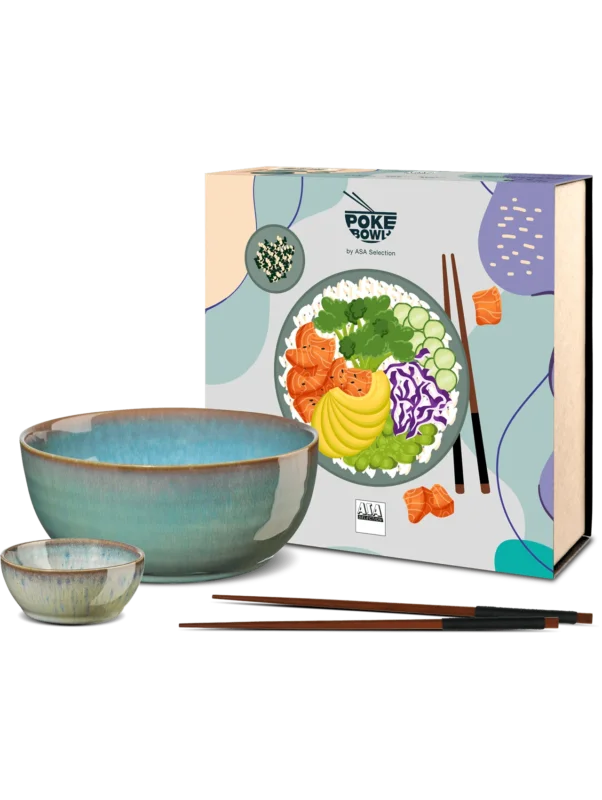 ASA-24950260 - Asa, Poké Bowl Set, tamari in Geschenkkarton