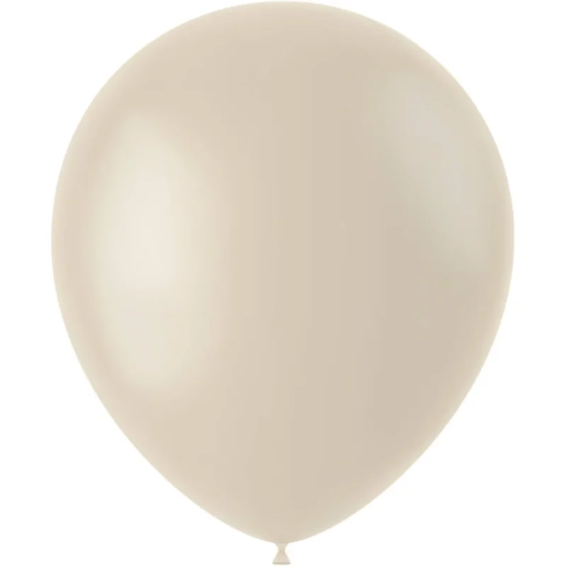 Ballonnen Creamy Latte 33cm - 50 stuks van Folat koop je bij Partywinkel