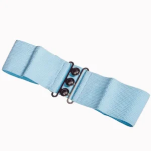 Banned Elastischer 50's Gürtel Babyblau