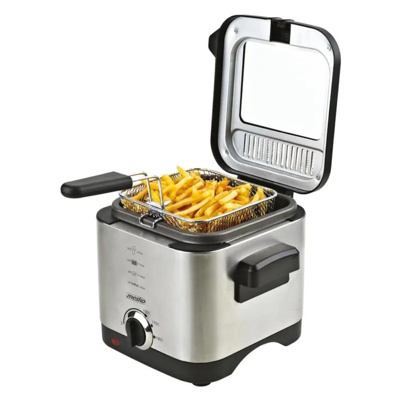 Mesko MS 4910 Fritteuse 1,5 Liter 900 Watt Silber
