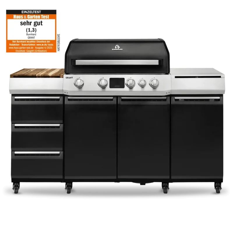 Burnhard GRANT Pro - Modularer Gasgrill 4 - Brenner mit Türen und Edelstahlrost - Grillstar.deBurnhard GRANT Pro - Modularer Gasgrill 4 - Brenner mit Türen und EdelstahlrostGrillBurnhardGrillstar.de