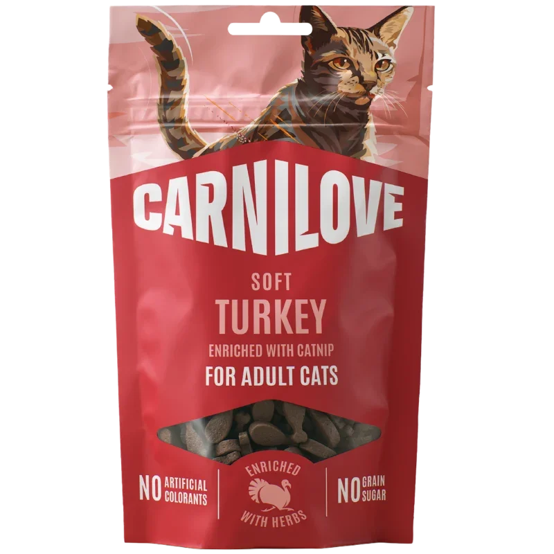 Carnilove Cat Snack Soft Turkey with Catnip 50 g