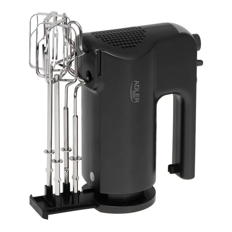 Adler AD 4230 Handmixer mit 5 Geschwindigkeiten und Turbo Funktion Schwarz