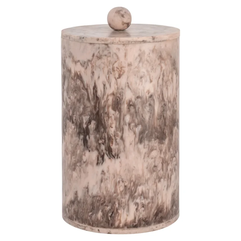 Storage box Rosaline chocolat brown storage jar small
