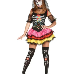 Dia de los muertos Damen Kostüm