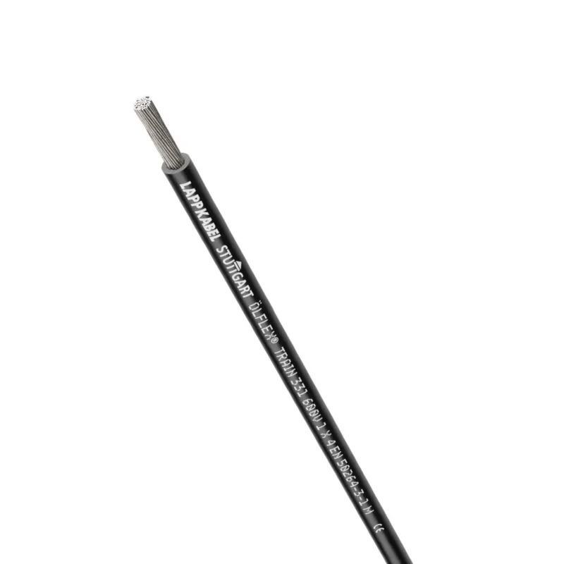 Lapp Kabel&Leitung - Energiekabel >= 1 kV, für feste Verlegung ÖLFLEX TRAIN 331 600V 15331004/1000 1X6 BK − 1000 Meter