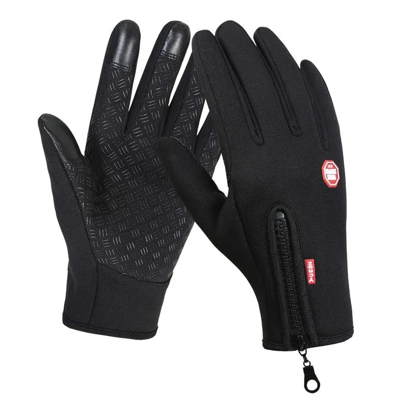 Sandsberg | Winterhandschuhe für Radfahren & Skifahren | Schwarz