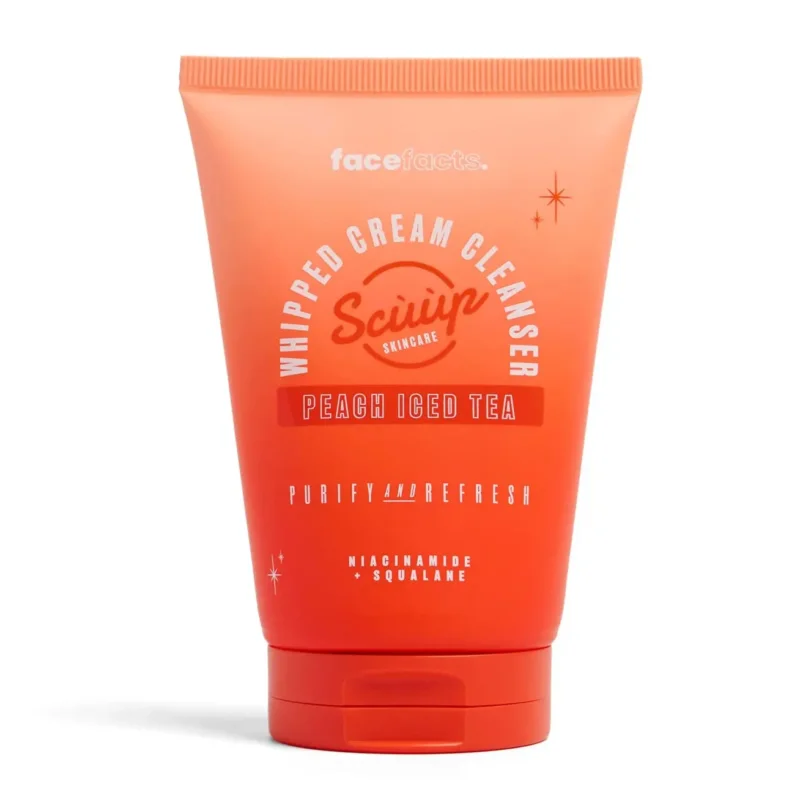 Face Facts Scuup Peach Iced Tea Whipped Cream Cleanser