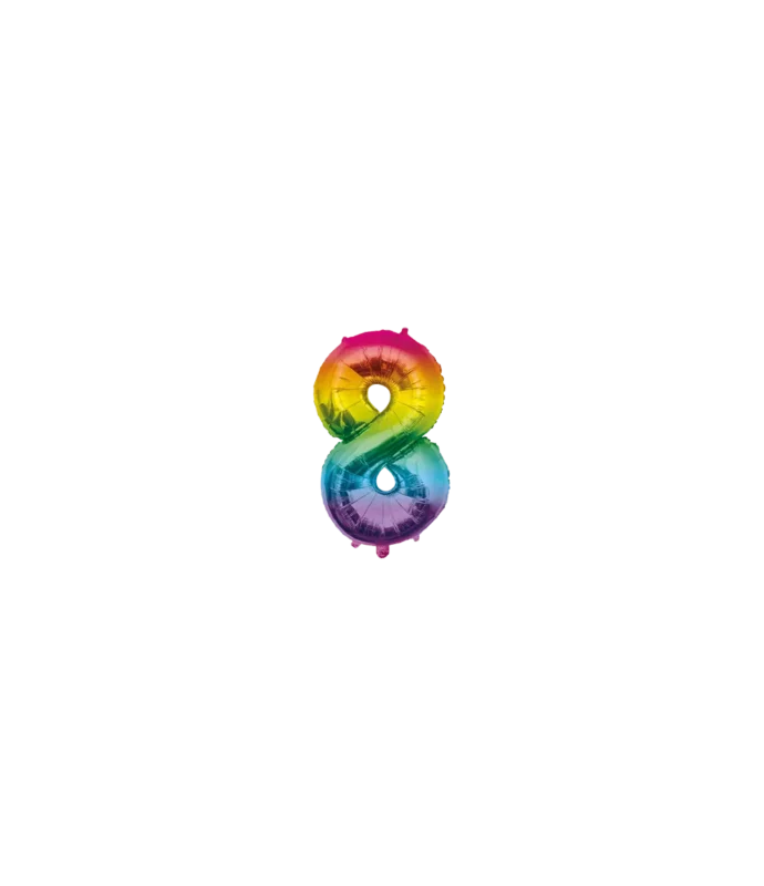 Folie Ballon 40cm 8 Regenboog van Paper Dreams koop je bij Partywinkel