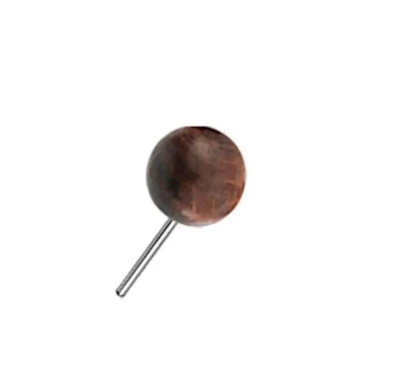 Gewindelose Piercing Enden 0.45mm Narraholz 3mm 4mm 5mm - chic - net.de
