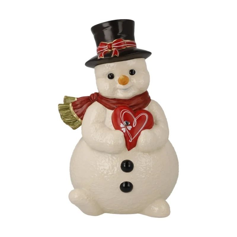 66705051 - Goebel Schneemänner Figur 'Glücksherz' 2026