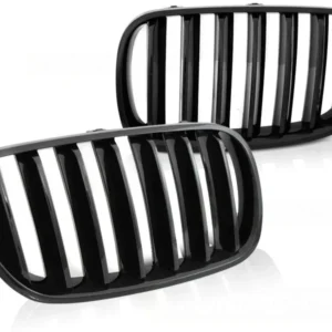 Frontgrill Nieren Set Schwarz Glanz, Tuning Zubehör für BMW X3 E83 LCI