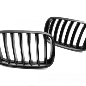 Sport Frontgrill Niere schwarz Glanz für BMW X5 E70 X6 E71 Tuning Zubehör