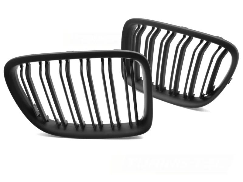 Sport Kühlergrill Doppelsteg schwarz für BMW X1 E84 2009-2014 Front Nieren