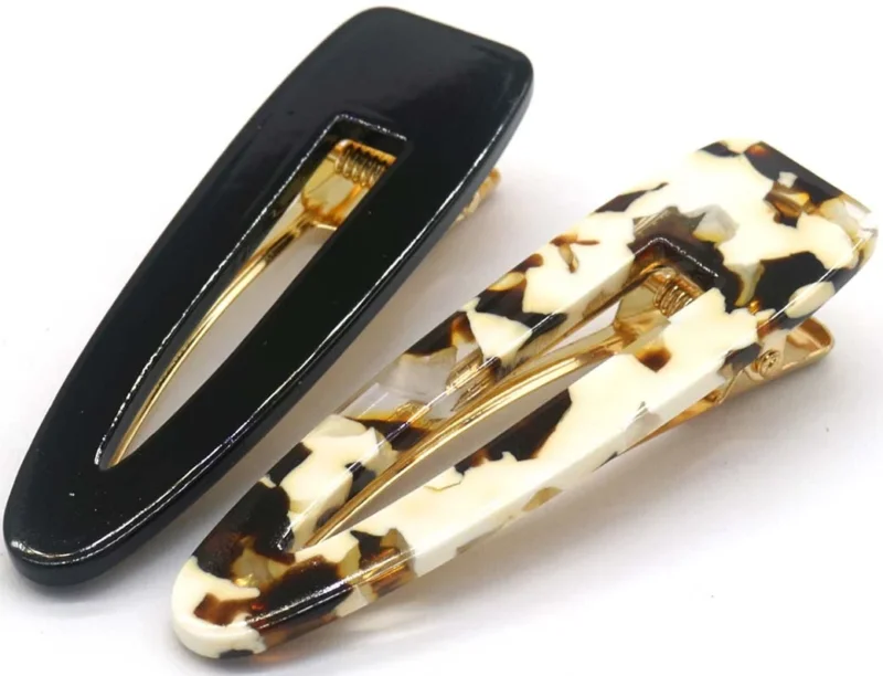 Hair Musthaves Hair Clip Set Black And White 2pcs