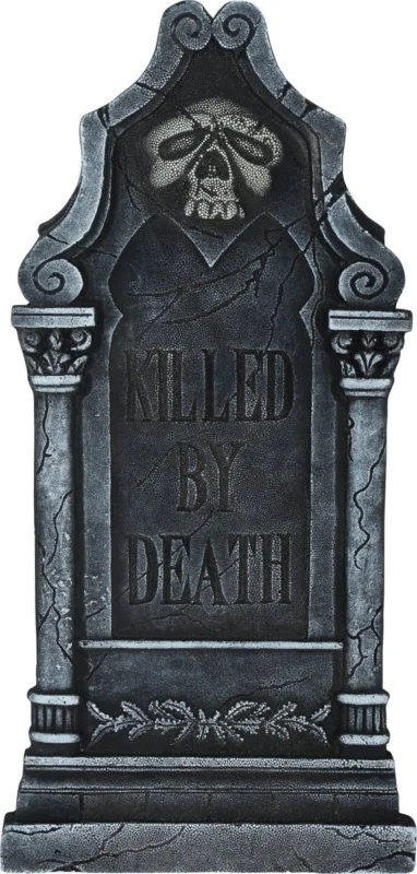 Halloween Grafsteen Killed By Death 90cm van Fiestas Guirca koop je bij Partywinkel