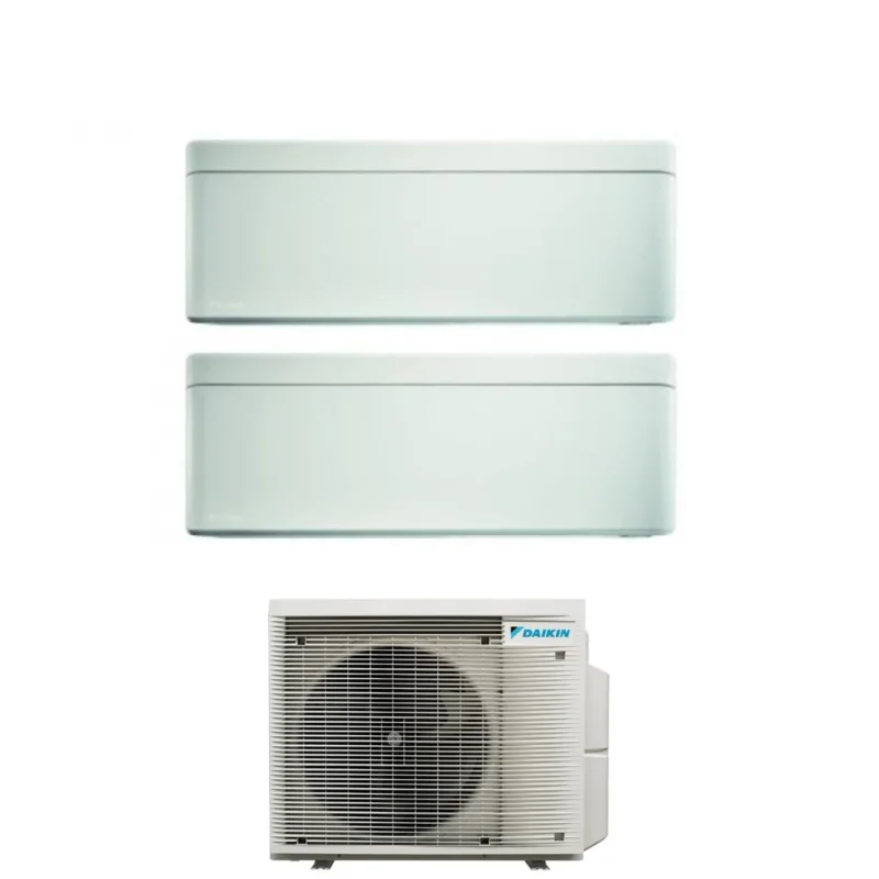 climatizzatore condizionatore daikin bluevolution dual split inverter serie stylish white 7_9 con 2mxm40m n r 32 wi fi integrato 7000_9000 colore bianco garanzia italiana