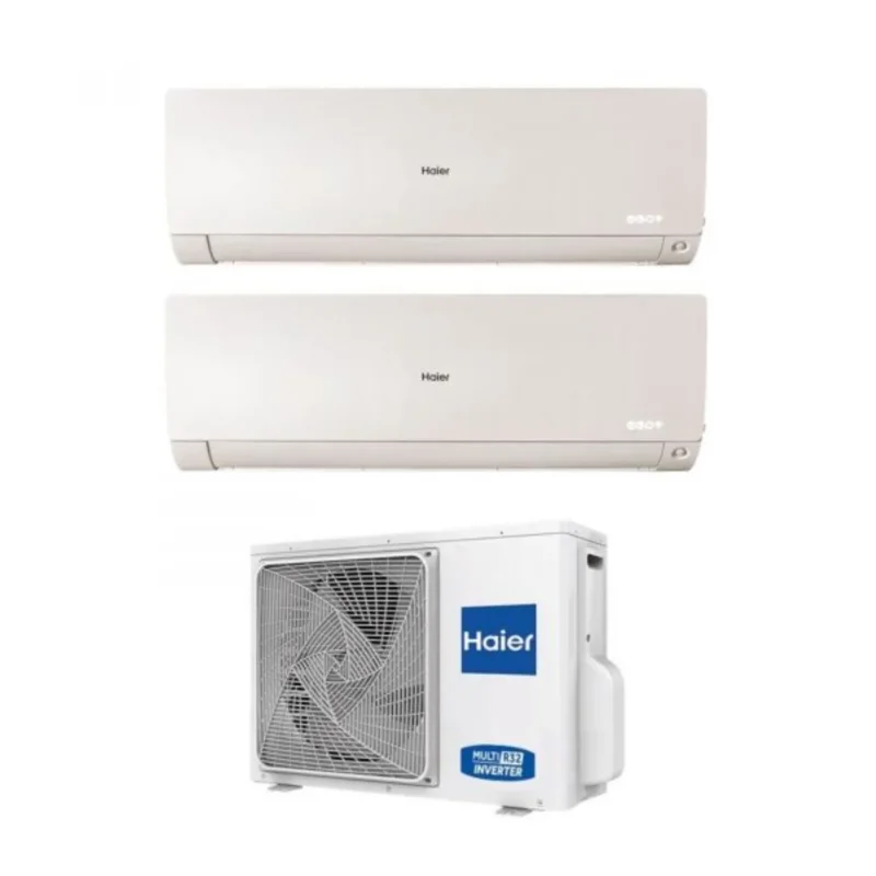 climatizzatore condizionatore haier dual split inverter serie flexis plus white 12_15 con 2u50s2sm1fa r 32 wi fi integrato colore bianco 12000_15000