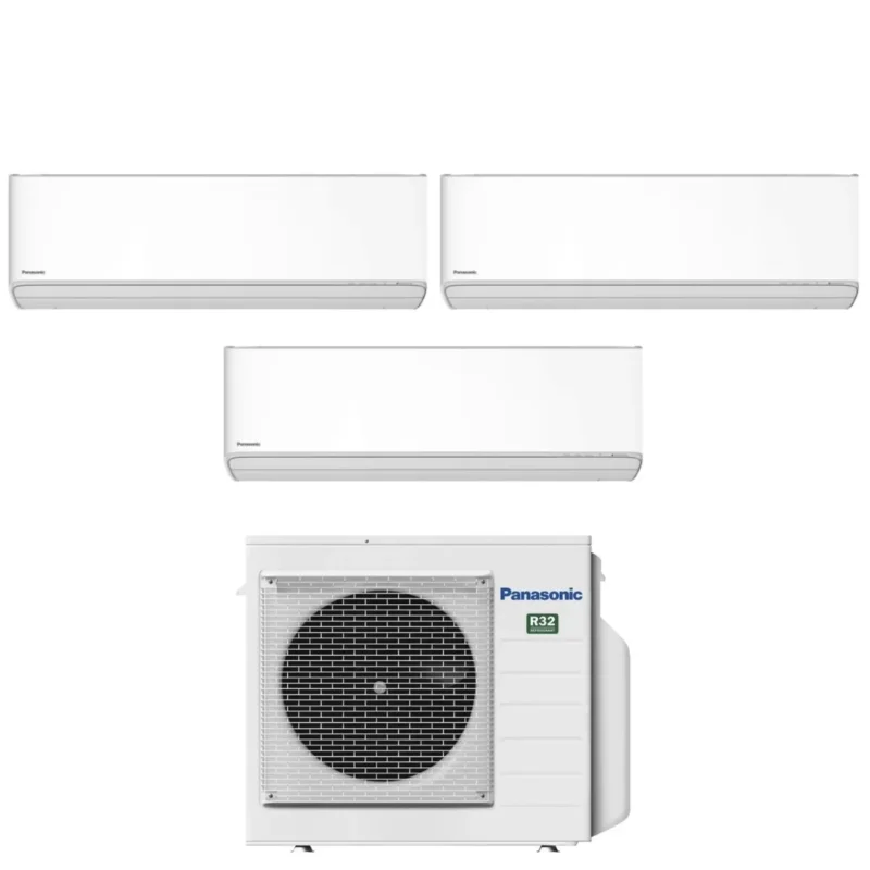 climatizzatore condizionatore panasonic trial split inverter serie etherea white 7_9_12 con cu 3z52tbe r 32 wi fi integrato colore bianco 7000_9000_12000