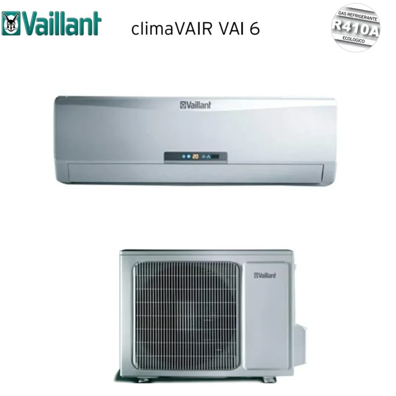 climatizzatore condizionatore vaillant inverter serie climavair vai 6 24000 btu vai6 065 wn r 410 sottocosto