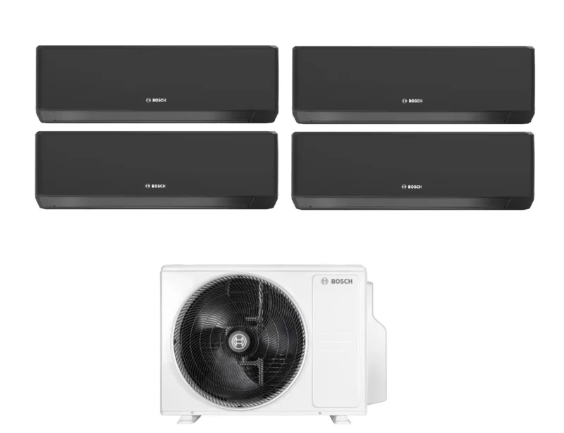 junkers bosch condizionatore quadri split bosch climate 7000i black 77715 con 5000m 1054 e r 32 wi fi integrato