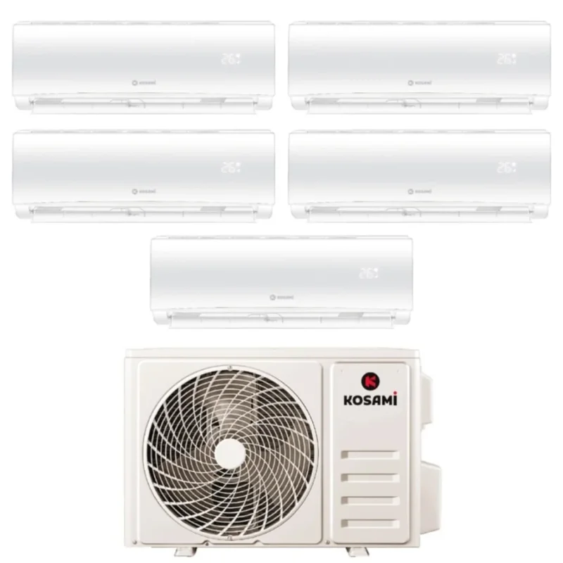 kosami condizionatore penta split kosami paros white 999912 con 42 5 r 32 wi fi integrato