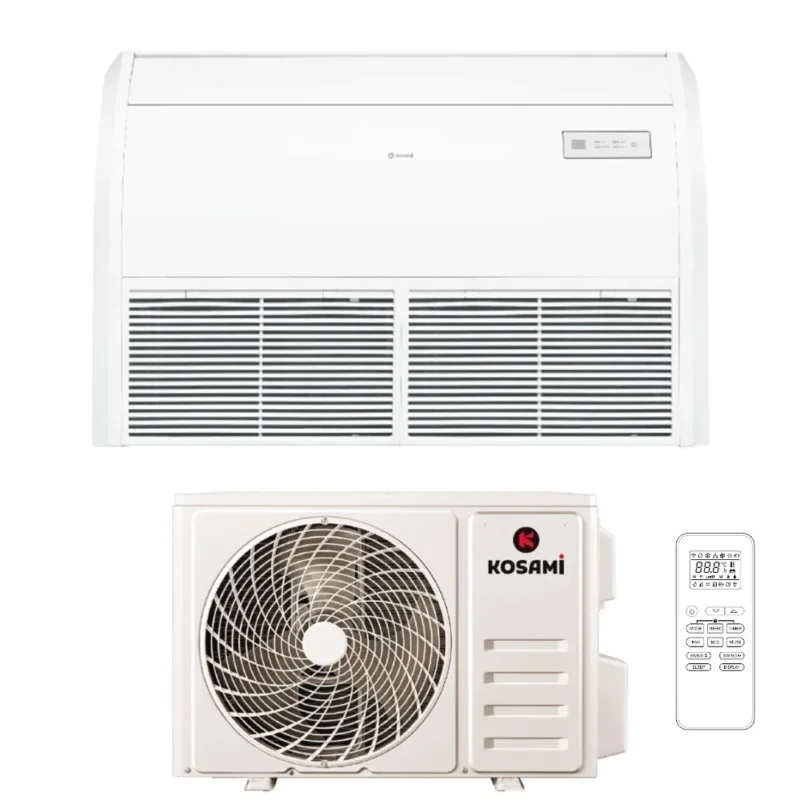 kosami condizionatore soffittopavimento kosami 48000 btu trifase r 32 wi fi integrato con telecomando