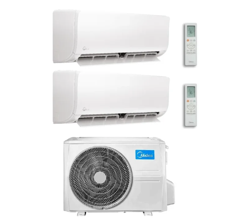midea condizionatore midea dual split inverter serie xtreme pro green 900018000 btu con m3og 21 r 32 wi fi integrato