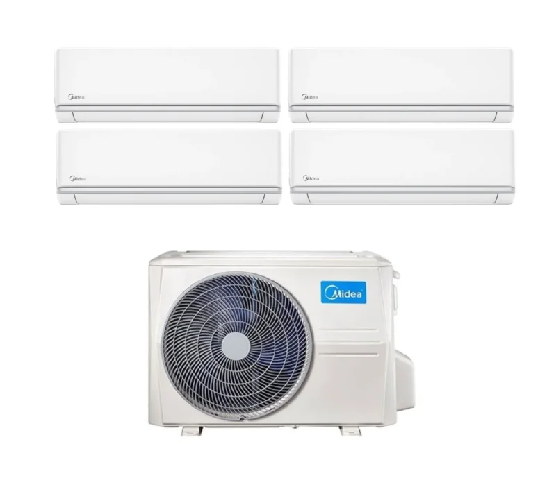 midea condizionatore quadri split midea elegance 99912 con m4o 36fn8 q r 32 wi fi optional