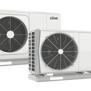pompa di calore reversibile ferroli omnia m 3.2 6 8 kw per installazione esterna con compressore dc inverter r 32 wifi comando incluso novita