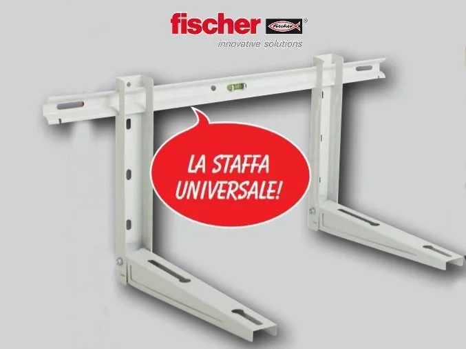 staffa supporto fischer per climatizzatori monosplit da 7000 a 12000 btu klima klik 420x400x780