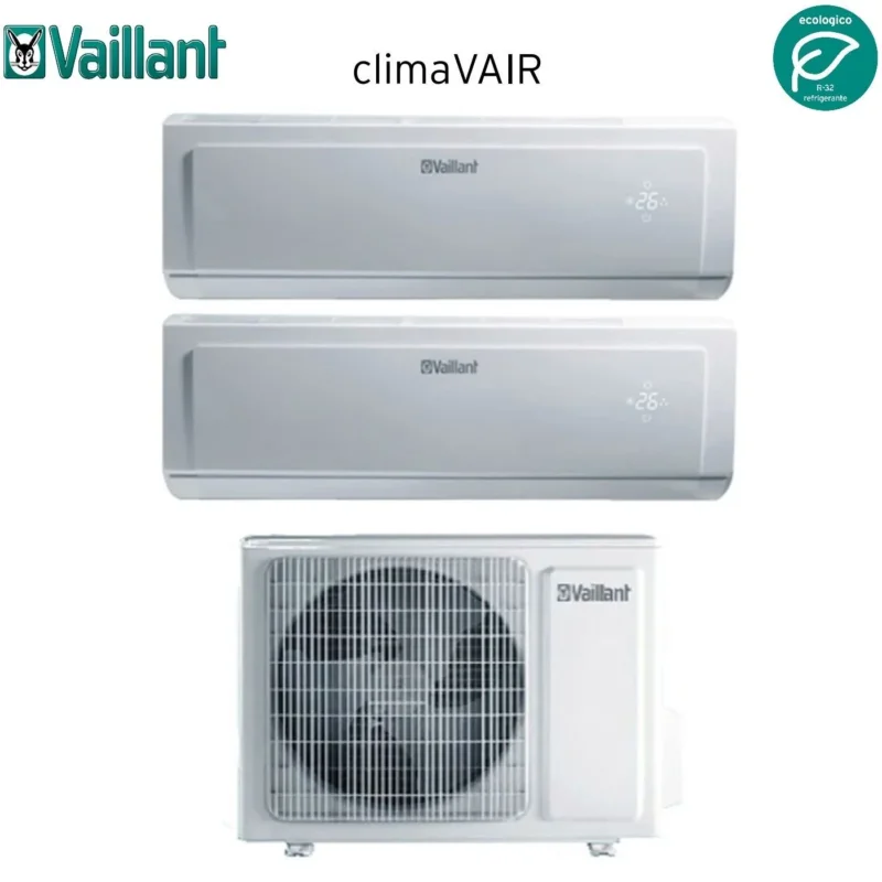 vaillant condizionatore vaillant dual split climavair plus vai 8 99 con vaf8 040w2no r 32 ean 8059657019837