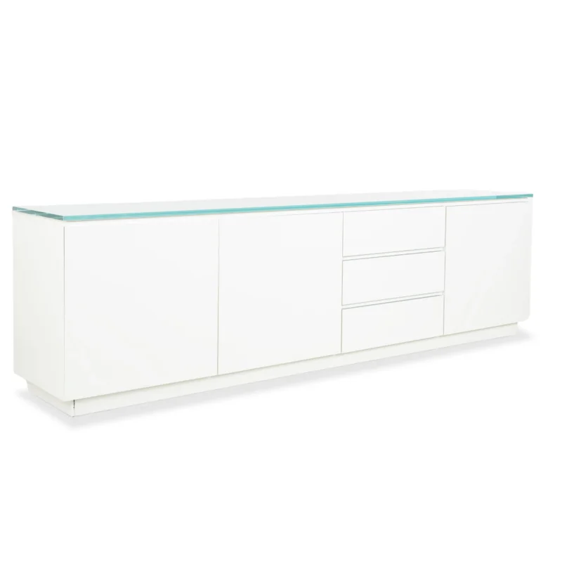 Interlübke Cube Holz Sideboard Weiß Creme