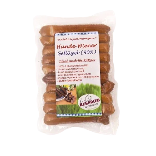 KEKSDIEB Hunde-Wiener Geflügel 180 g