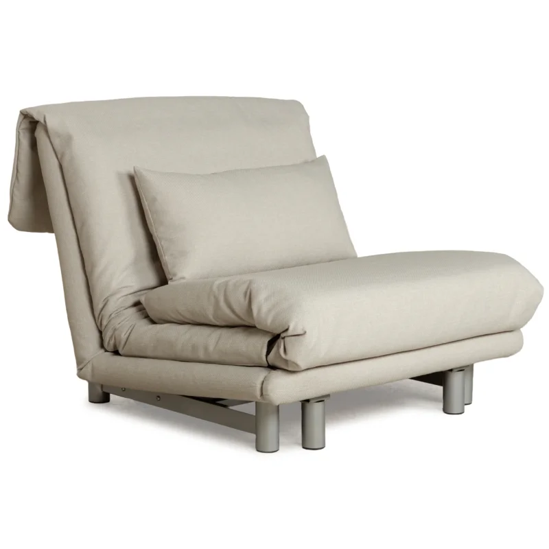 Ligne Roset Multy Stoff Sessel Beige Neubezug manuelle Funktion