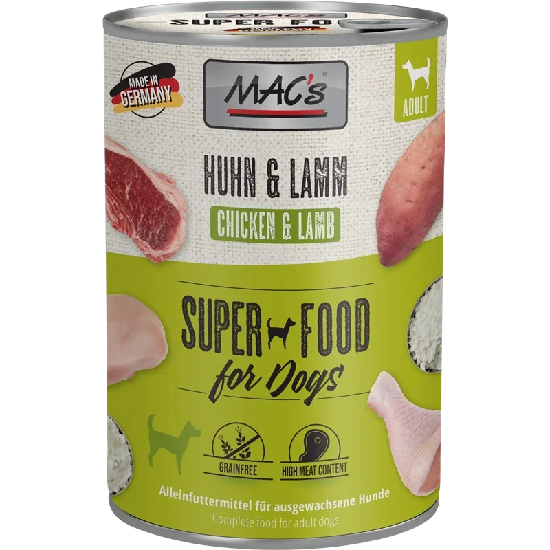 MAC's Dog HĂĽhnchen & Lamm 400 g