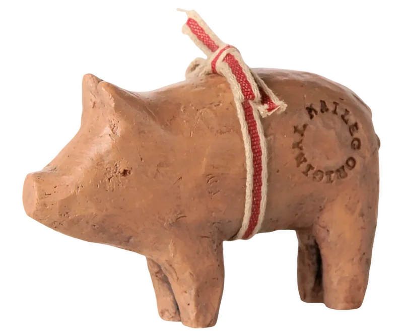 Maileg - Schwein mit Band, Klein